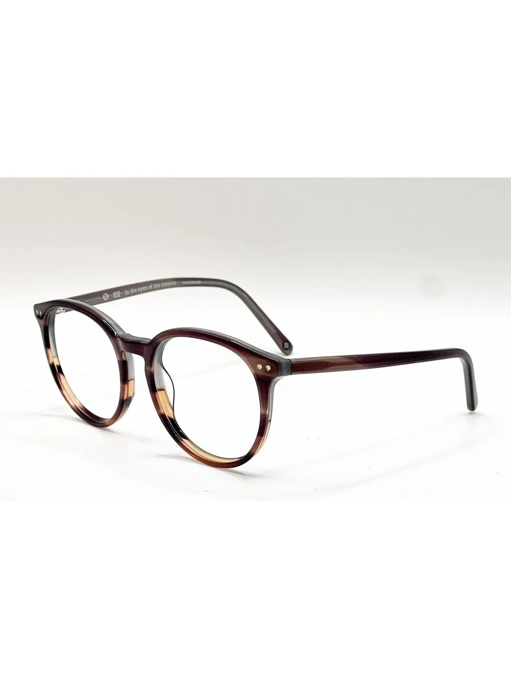 Muse 39-P9510 Brown Round Authentic Eyeglass Frames 50-18-140